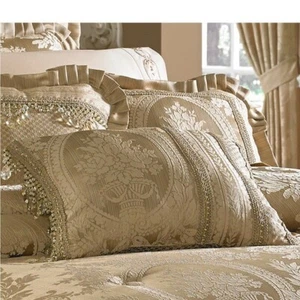 CUSCINO DECORATIVO J QUEEN NAPOLEONE BOUDOIR. 20" X 15" - Foto 1 di 3