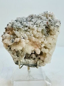 Cristal de cuarzo rojo hematita especularita calcopirita galena tetrahebrita 749 g - Imagen 1 de 11