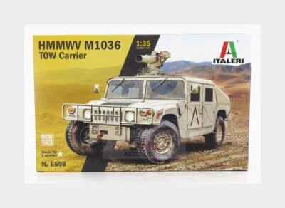 1:35 ITALERI Hummer M1036 Hmmwv Military Tow Carrier 1966 Kit IT6598 - Immagine 1 di 2