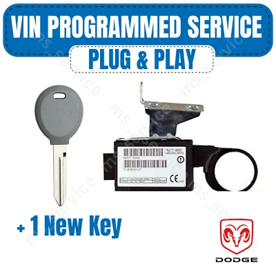 Dodge Neon 2000-2005 programado para tu inmovilizador VIN 04671722AD Plug & Play Foto 1 de 2