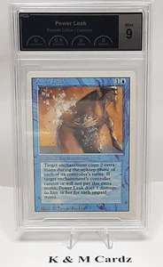MTG - Revised - Power Leak - Graded - PCG 9.0 - Vintage - Picture 1 of 5