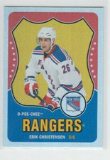 10/11 OPC New York Rangers Erik Christensen Retro Rainbow card #77