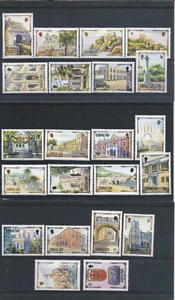 GIBRALTAR 1993 ARCHITECTURAL HERITAGE SET OF TWENTY-TWO MNH SG 695/708 CAT £60 - Picture 1 of 1