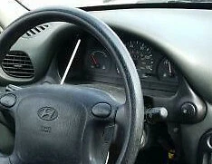 Hyundai Accent, 1995, 1996, 1997, 1998, 1999, Speedometer Cluster Bezel - image 1 of 4
