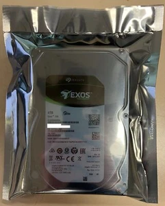 Exos 7E8 4TB ST4000NM005A Seagate 7.2K 256MB 12Gb/s 3.5" 512n SAS Hard Drive NEW - Afbeelding 1 van 1