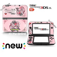 [new 3DS XL] Pokemon #2 Mew Mewtwo VINYL SKIN STICKER DECAL COVER 