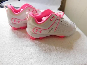 UNDER ARMOUR GLYDE RM JR. MÄDCHEN BASEBALLSCHUHE Modell 3024331-101 Größe 6Y - Bild 1 von 7