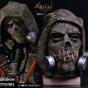 Batman Arkham Knight Scarecrow Jonathan Crane Full Mask Cosplay Props Headgear - Picture 1 of 6