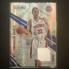 2010-11 RS Longevity Pistons #26 Tayshaun Prince Patch Refractor Serial #18/25