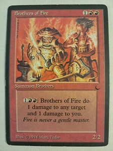 Brothers of Fire The Dark Regular Uncommon MTG MAGIC LP BULK DISCOUNT - Picture 1 of 1