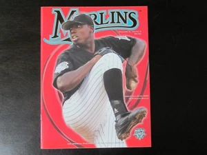 2003 Florida Marlins Programm Dontrelle Willis Cover - Bild 1 von 3