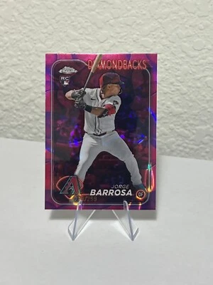2024 Topps Chrome Update Series - Jorge Barrosa #USC163 Magenta Lava /299 - Image 1 of 3