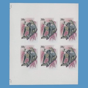 Niue 1984 Koala/Stamp Exhibition, Melbourne bloques de prueba progresiva - Imagen 1 de 2