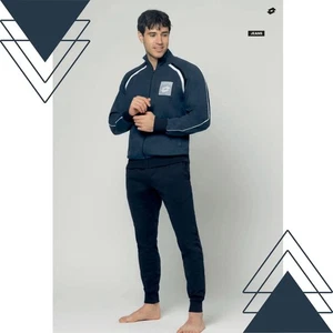 Tuta Uomo Full Zip in Cotone Felpato LA2038 LOTTO - Foto 1 di 4