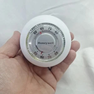 Honeywell Home 50008436-001 Round Heat Only Manual Thermostat Temperature Clean - Picture 1 of 4