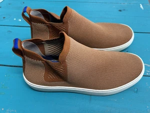Rothy’s Sneaker da donna Chelsea Fawn stivali alti pull-on 6,5 SOLETTE MANCANTI - Foto 1 di 8