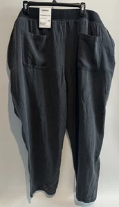 Sonoma Damen Tapered Crop Hose Ultrakomfort Bund Pull On Schwarz 3X ~ Neu mit Etikett - Bild 1 von 4