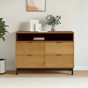 Schubladenschrank FLAM 110x40x80 cm Massivholz Kiefer - Bild 1 von 10