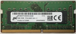 Micron 8GB PC4-2400T DDR4 Laptop SO-DIMM Pamięć MTA8ATF1G64HZ-2G3E1 - Zdjęcie 1 z 1