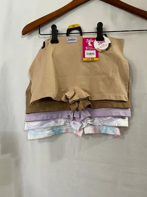 Paquete de 5 calzoncillos cortos para niños Justice para niñas Tú eliges pantalones cortos multicolor Love Who NUEVO Foto 1 de 4