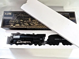 O K-Line B&A Boston & Albany Semi-Scale 4-6-4 Hudson Steam Loco & Tender Boxed - Picture 1 of 14