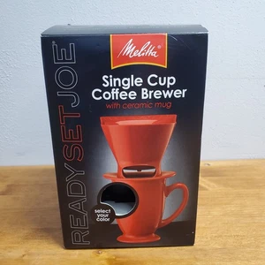 Melitta Ready Set Joe Single Cup Coffee Brewer Black - Picture 1 of 14