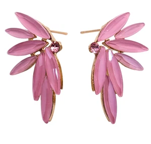 Pendientes de cristal de hadas ninfa aurora - cuarzo rosa - totalmente nuevos - Imagen 1 de 3