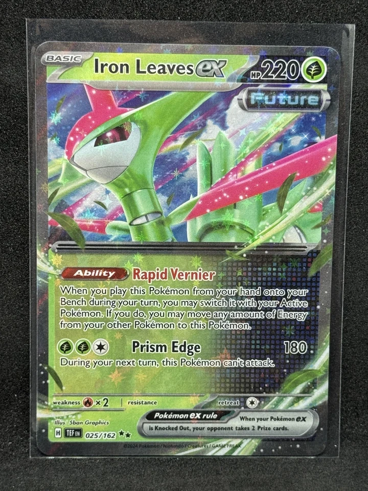 SV05: Temporal Forces #025/162 Iron Leaves ex Near Mint or Better - Image 1 of 2