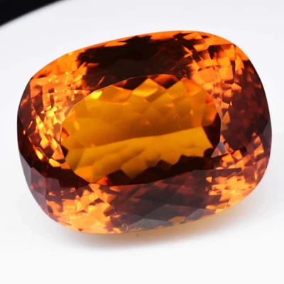 Piedras preciosas naturales citrino naranja certificado 200 quilates+ Plus impresionante color AAA+++ Foto 1 de 4