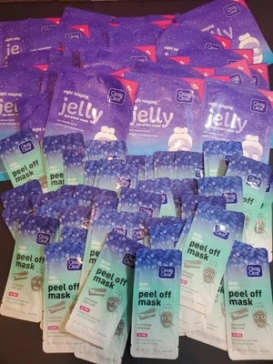 Clean & Clear Peel Off Mask Charcoal , Jelly Eye Sheets Lot 250 Pcs  - Image 1 of 3