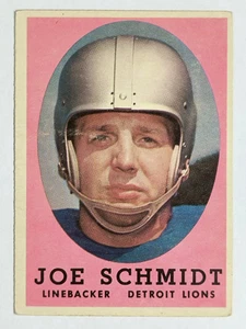 1958 Topps #3 Joe Schmidt (VGEX) - Imagen 1 de 2