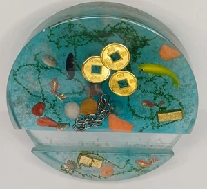 Treasures of Caribbean waters - set of coaster, phone holder and keychain - Picture 1 of 10