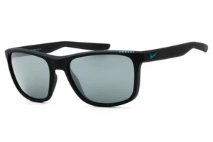 NIKE UNREST EV0921 400 Sunglasses Matte Blue Frame Grey Silver Flash Lens 57mm - Picture 1 of 4