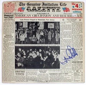 The Four Seasons: Frankie Valli Signed “The Genuine Imitation Life Gazette (BAS) - Picture 1 of 2