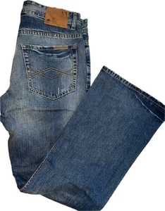 Armani Exchange Jeans Herren 33R Blau Relaxed Boot Denim J102 AX Neu - Bild 1 von 4