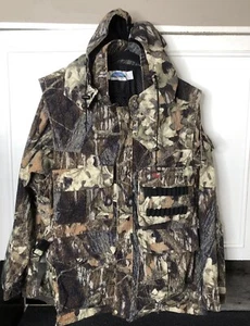 Gary Nesse Size XL “The Ultimate" Hunting Jacket Converts To Vest Mossy Oak - Picture 1 of 7