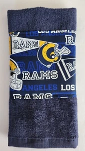 LOS ANGELES RAMS GOLF TOWEL 18" X 11" W/ GROMMET AND HOOK - Picture 1 of 2