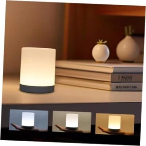 Battery Operated Night Light, Cordless Mini Lamp, 3- Color Touch Multicolor - Picture 1 of 7