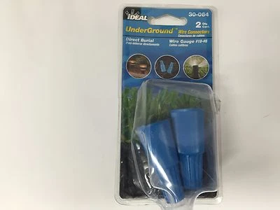 Qty 2 Ideal UnderGround Wire Connector 30-064, Direct Burial, Gauge #18-#8 - Image 1 of 4