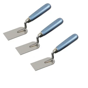 3x Stuckateurspachtel 50mm DEWEPRO Edelstahl Berner Kelle Putzkelle Gipsspachtel - Bild 1 von 3