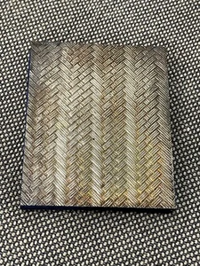 Album cornice stile fisarmonica pieghevole placcato argento vintage - Foto 1 di 9