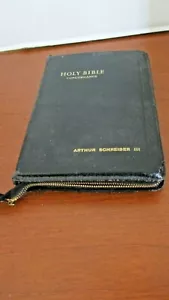 Vintage~THE HOLY BIBLE~King James Version~Zippered - Imagen 1 de 5