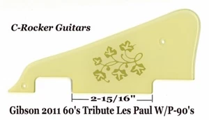 2011 Les Paul JR LP 295 W/P-90's 1960's Tribute Pickguard for Gibson Project NEW - Picture 1 of 2