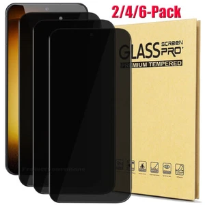 Privacy Screen Protector Tempered Glass For Samsung Galaxy S24 S23FE S22 Ulta 5G - Picture 1 of 17
