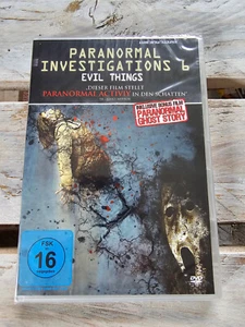 Paranormal Investigations 6 Evil Things + Bonusfilm Paranormal Ghost-Story Neu - Afbeelding 1 van 2