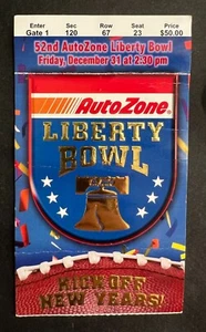 Boleto Liberty Bowl UCF Knights vs Georgia Bulldogs 2010 31/12/10 - Imagen 1 de 1