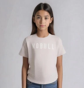 NWT NOBULL Unisex Kid’s Tee - Small - Dusty Rose Pink - Picture 1 of 4