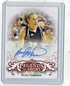 Becky Hammon 2015 Leaf Legends Of Sports Auto/Autograph Card - Picture 1 of 1