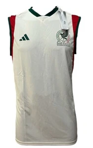 Adidas Seleccion Mexicana Mexico Sleeveless Pre-Match Training Jersey Shirt - Picture 1 of 3