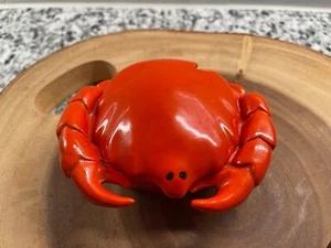 Vintage 1940’s Japan Ceramic Crab Butter Dish Trinket Box Rare - Picture 1 of 10
